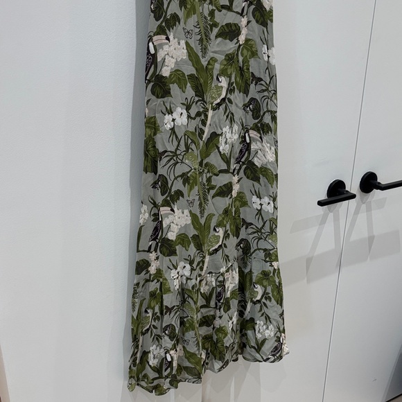 Reformation “Nikita” Green Floral Dress - Picture 2 of 5